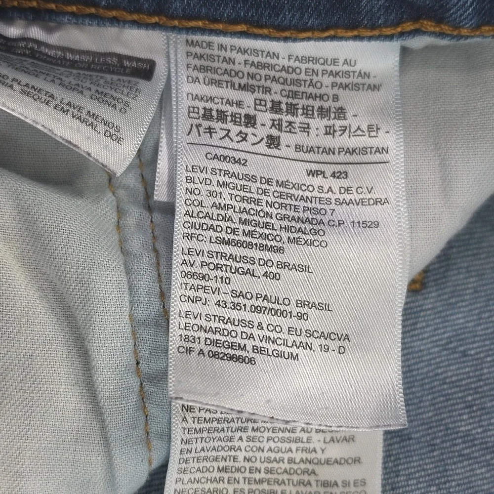 Levi's 511 Jeans Men's 42x32 Slim Straight Fit Medium Wash Stretch Denim Classic